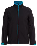 Black/Aqua Softshell Jacket
