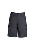 Charcoal Womens Plain Utility Shorts