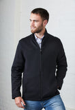 Mens Black Merino Jacket