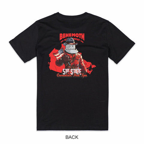 Mens Tee - 51st State Canadian Red