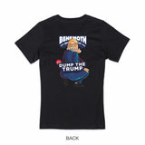 Ladies V Neck Tee - Dump the Trump