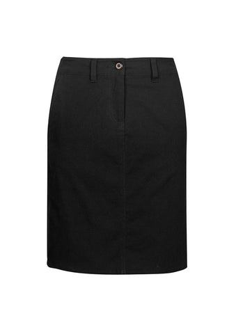 Ladies Chino Skirt - Black FBBS022L