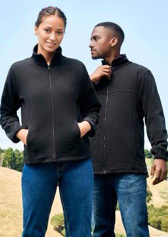 Ladies Polar Fleece Jacket - Black FBPF631