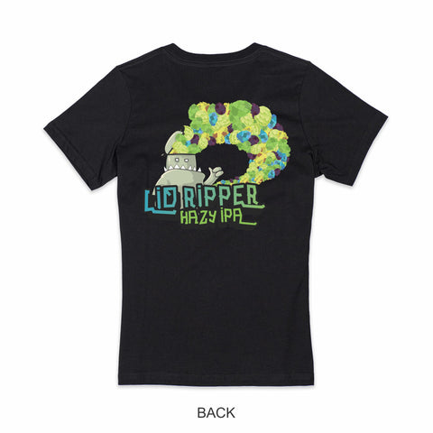 Ladies V Neck Tee - Lid Ripper