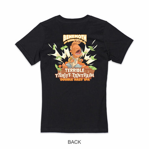 Ladies V Neck Tee - Tariff Tantrum