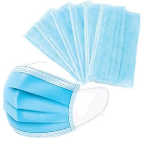 200 x Disposable 3 Ply  Face Masks