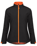 Black/Orange Softshell Jacket