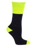 Navy/Lime Socks