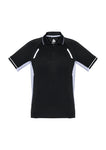 Black/White/Silver Polo