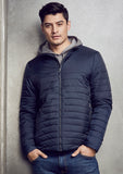 Navy Quilted Jacket