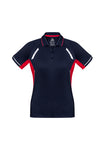 Navy/Red/Silver Polo