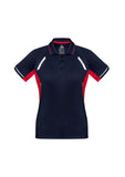 Navy/Red/Silver Polo