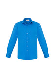 Cyan Blue Long Sleeve Shirt