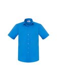 Cyan Blue Short Sleeve Shirt