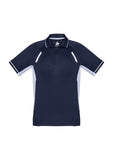 Navy/White/Silver Polo