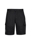 Black Summer Cargo Shorts