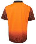 Orange/Black Web Polo Back