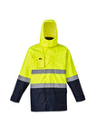 Basic 4 in 1 Waterproof Jacket Yellow/Navy
