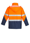 Orange/Navy Storm Jacket Back