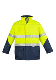 Yellow/Navy Storm Jacket Front