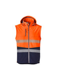 Orange/Navy 2 in 1 Softshell Jacket