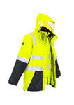 Yellow & Navy 4 in 1 Hi Viz Waterproof Jacket