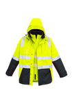 Yellow & Navy 4 in 1 Hi Viz Waterproof Jacket
