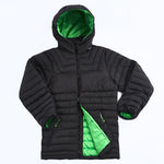 Black/Lime Jacket with Hood