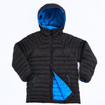 Black/Pacific Blue Jacket with Hood